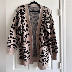 Leopard Cardigan Sweater